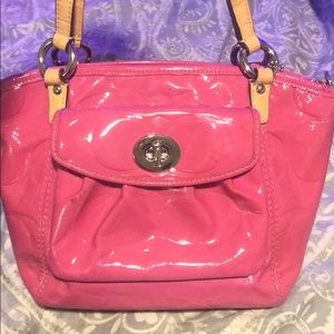 Pink coach purse